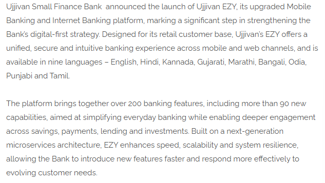 Ujjivan Rewardz Program