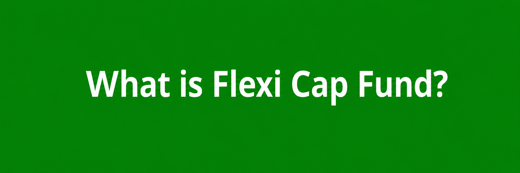 what-is-flexi-cap-fund
